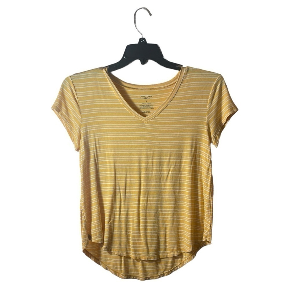 Arizona Jean Company Yellow Striped t-shirt